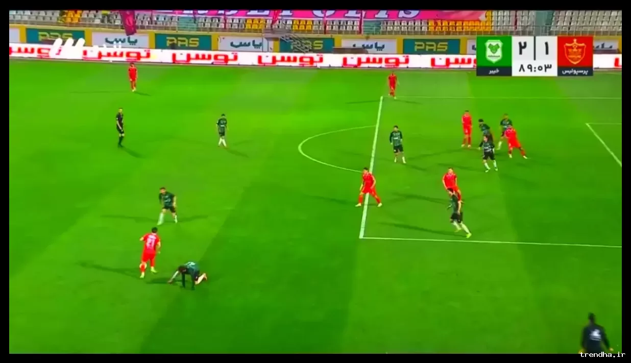 گل اول پرسپولیس به خیبر توسط ایگور سرگیف به ثمر رسید