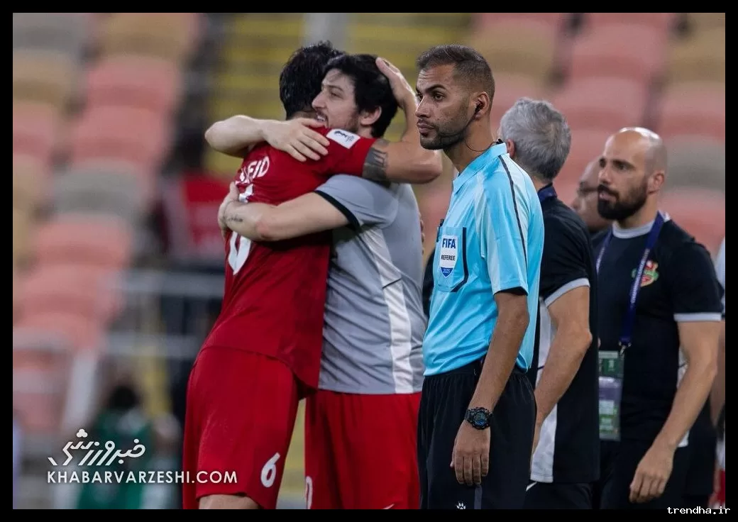 گل تساوی سعید عزت‌اللهی برای شباب‌الاهلی مقابل الوصل و واکنش سردار آزمون