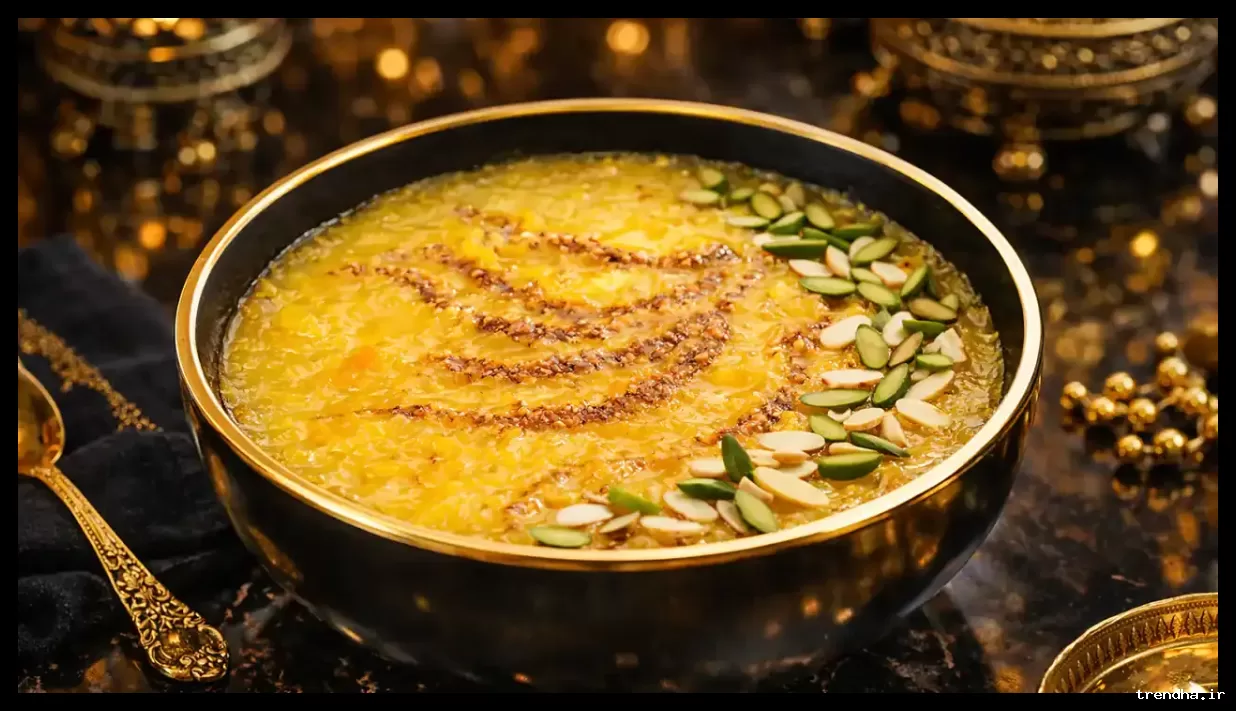 طرز تهیه شله زرد مجلسی برای افطار و علت آب انداختن آن
