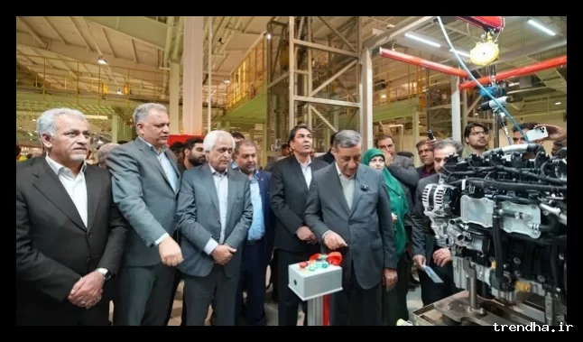 افتتاح خط تولید موتور TGDI در کرمان موتور با حضور معاون اجرایی رئیس‌جمهور